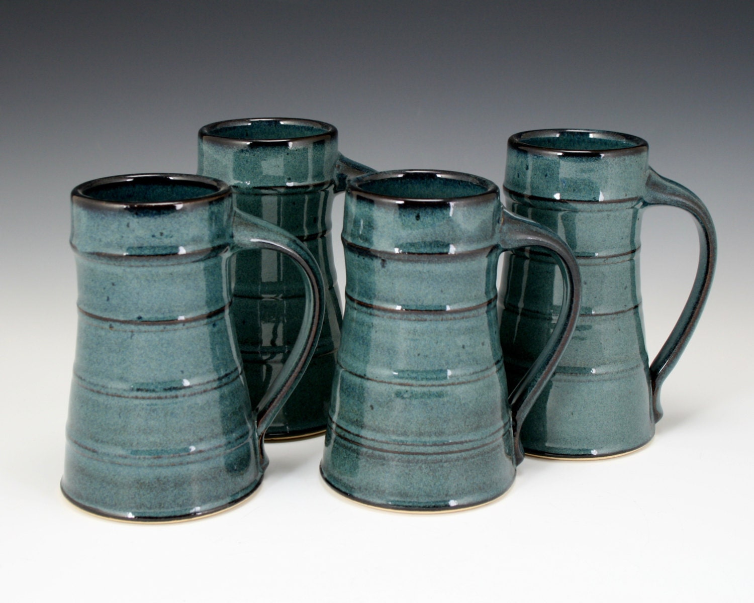 16 oz Stoneware Pottery Beer Mug Beer Tankard Beer Stein Etsy