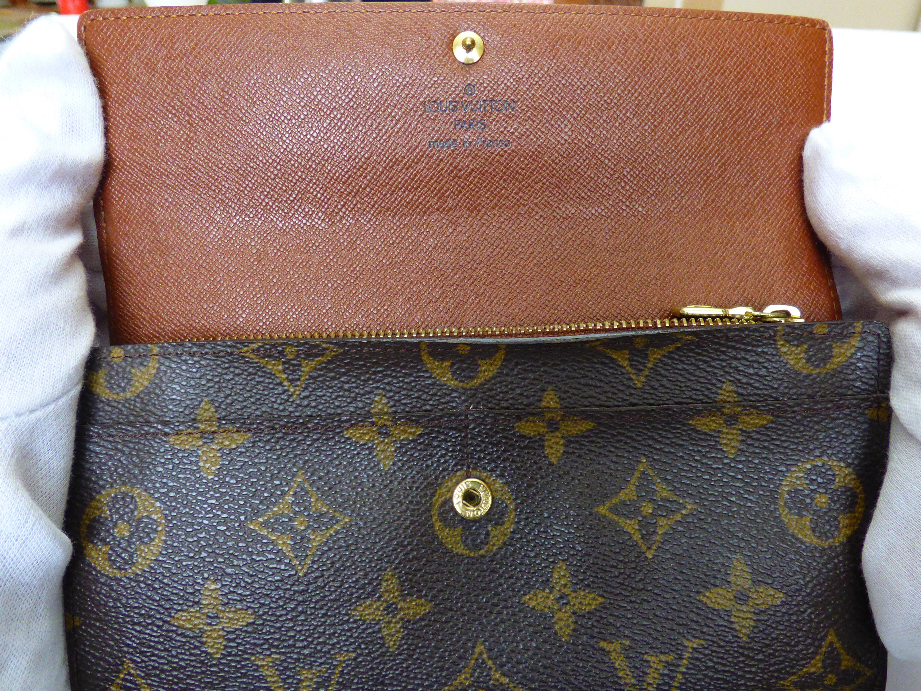 Sold at Auction: VINTAGE LOUIS VUITTON SAC GIBECIERE & SARAH WALLET