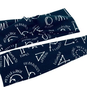 Spells Headband, Twist Headband, Yoga Headband, Wide Headband, Workout Headband