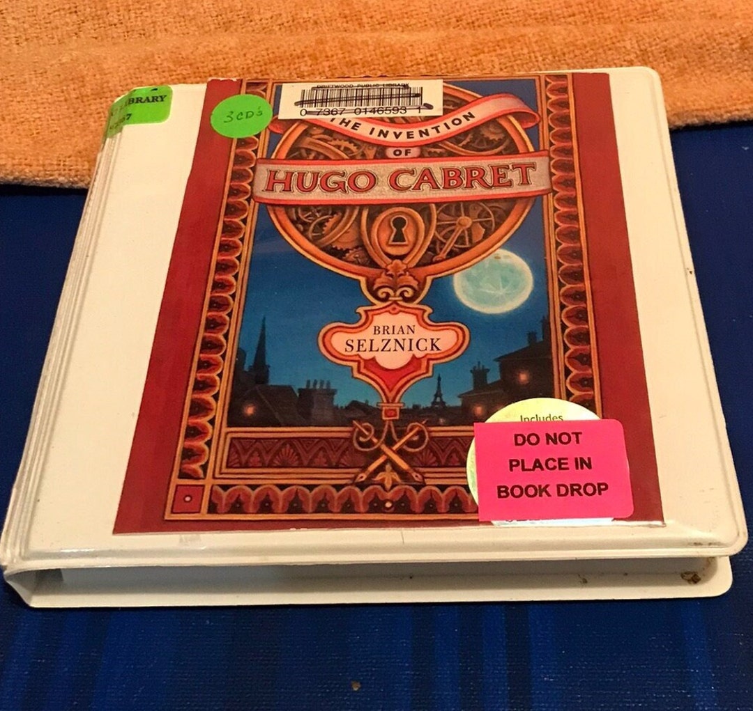 The Invention Of Hugo Cabret, 3 CD Audiobook, by Brian Selznick - Etsy  België, image size:1080x1021