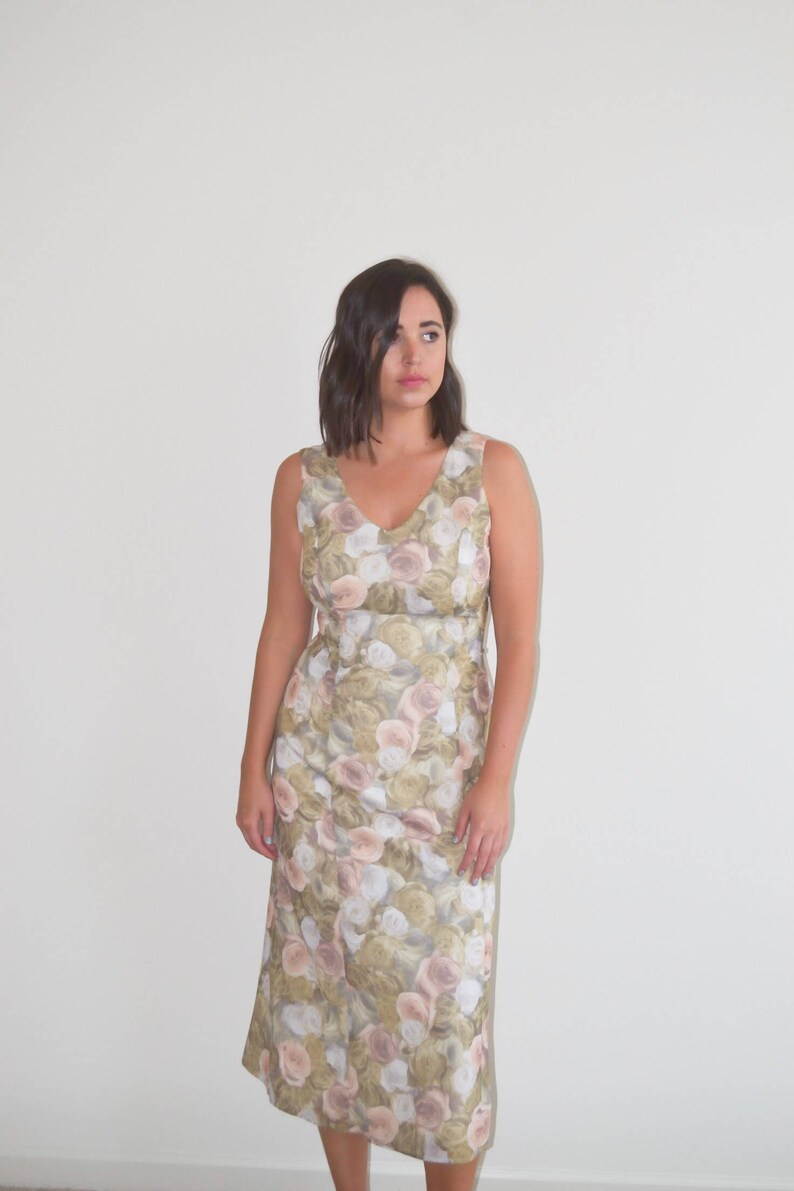 floral midi sundress