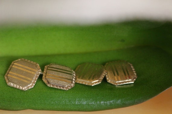 cufflinks,14k yellow gold - image 5
