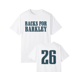 Backs For Barkley Saquon Barkley Comfort Colors Shirt