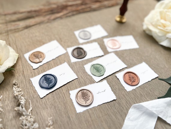 Wax Seal Stickers, Self Adhesive LOVE Wax Seal Stick on Stickers for  Envelopes, Wedding Invitation Wax Seal Stickers, Peel 'n' Stick Seals 