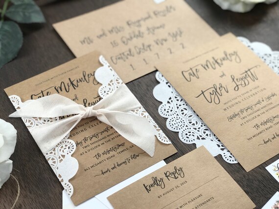 Diy Wedding Invitations Ribbon Diy Wedding Invitations Ribbon