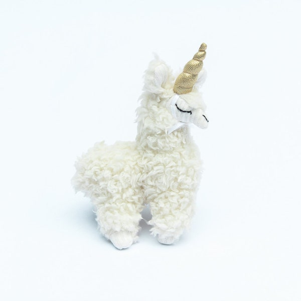 Tiny Llamacorn, Stuffed Llamacorn, small toy