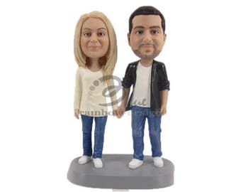 custom couple bobbleheads