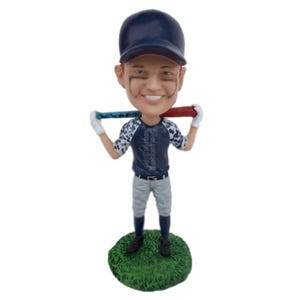 Custom Bobblehead Junior Baseball Player, Baseball Custom bobblehead, Sports Custom Bobblehead