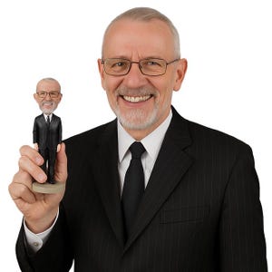 Custom Bobblehead Businessman, Groomsman Custom Bobblehead, Best Man Custom Bobblehead, Asher Custom Bobblehead, Father of the Bride