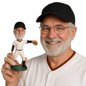 Custom Bobblehead Baseball Catcher, Baseball Custom Bobblehead, Sports Custom Bobblehead