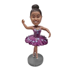 Custom Bobblehead Ballet Dancer, Dancer Custom Bobblehead, Dance Custom Bobblehead