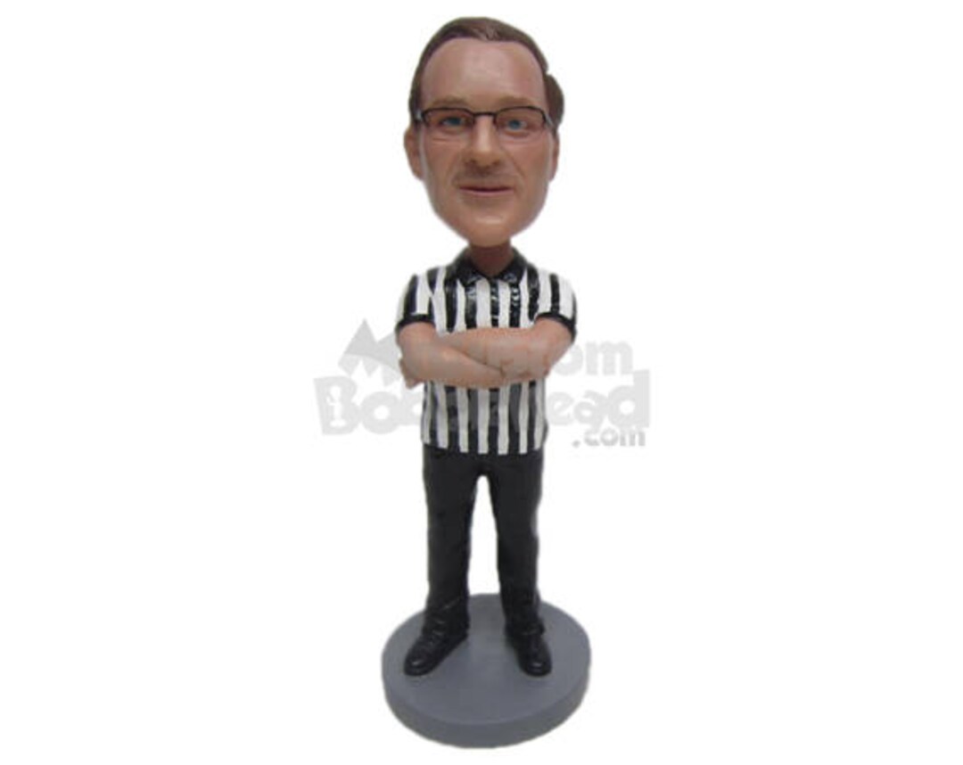 Custom Bobblehead Sports Referee, Match Referee Custom Bobblehead ...
