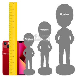 Custom Bobblehead Groovy Surfer, Surfing Custom Bobblehead, Sports Custom Bobblehead imagen 5