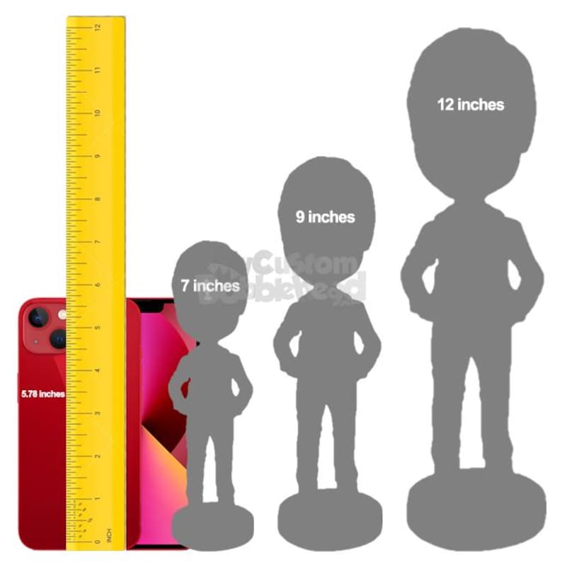 Custom Bobblehead Groovy Surfer, Surfing Custom Bobblehead, Sports Custom Bobblehead imagen 5