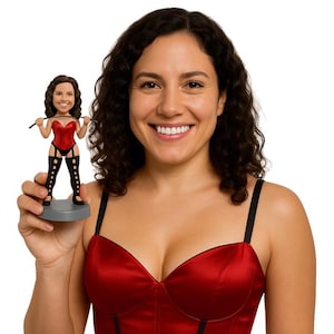 Custom Bobblehead Bondage Sexy Playmate, Bondage Custom Bobblehead, Sexy Custom Bobblehead, Naughty Custom Bobblehead