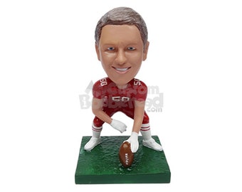 Custom Bobblehead Football Pal, Football Player Custom Bobblehead, Football Personalized Bobblehead