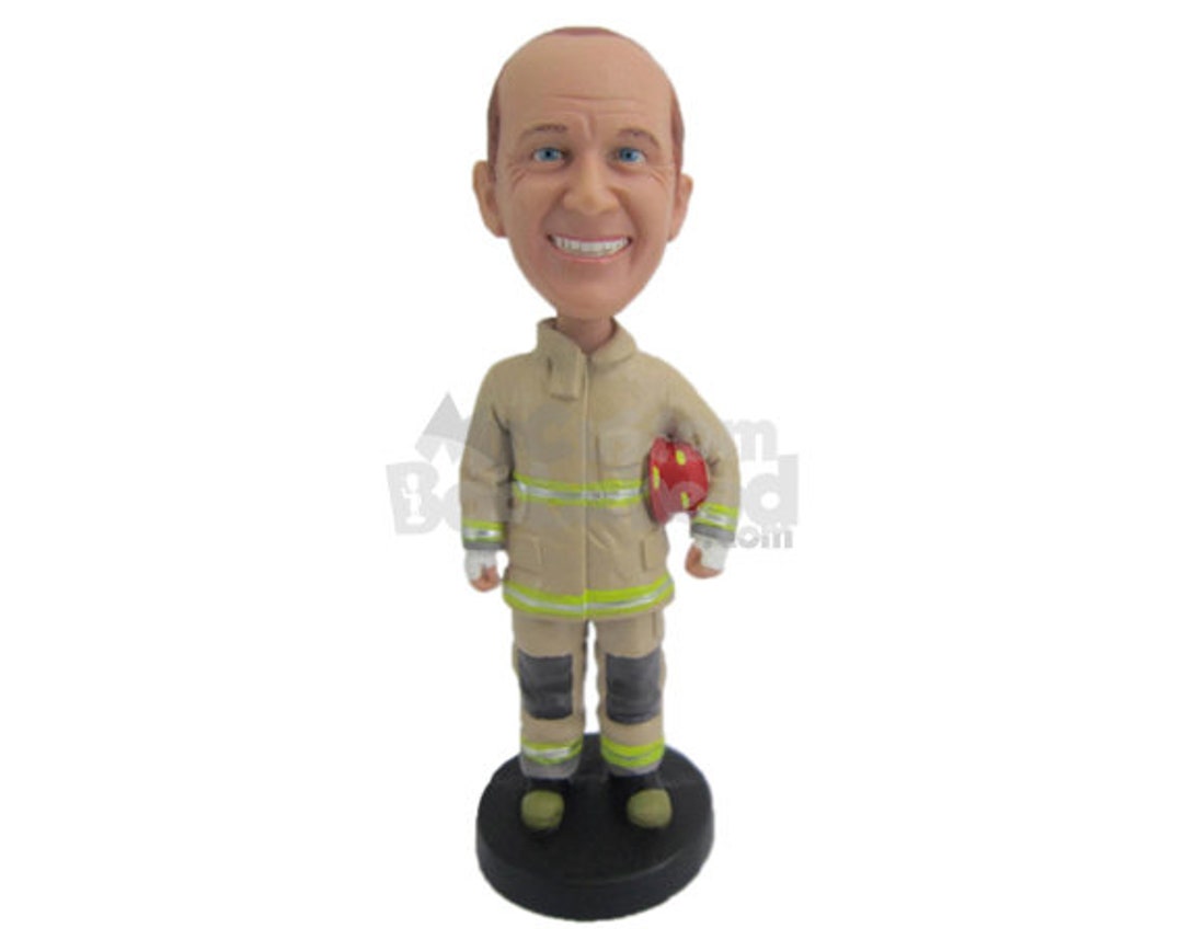 Custom Bobblehead Firefighter, Fight Fighter Custom Bobblehead, Fire