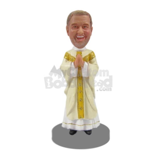 Custom Bobblehead Religious Priest Catholic Priest Custom Bobblehead, Religious Officiant Custom Bobblehead Wedding Priest Custom Bobblehead