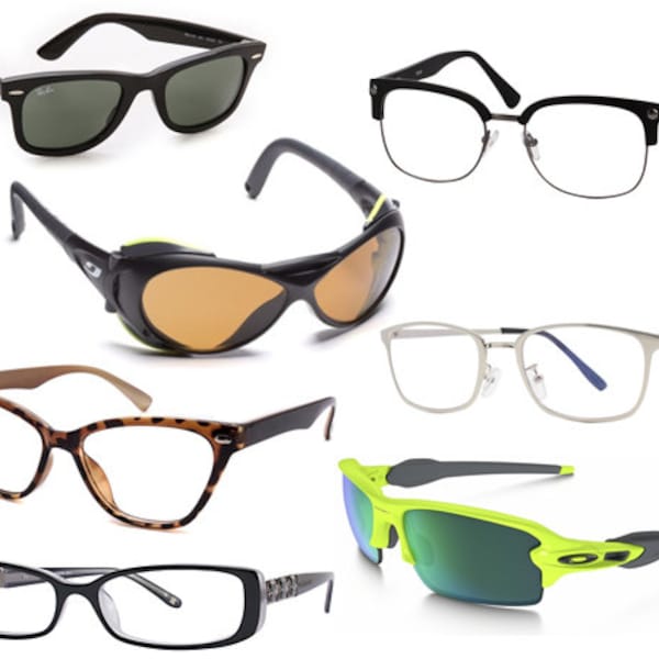 Eyeglasses Prop & Accessory Add-on - Lenses Not Included