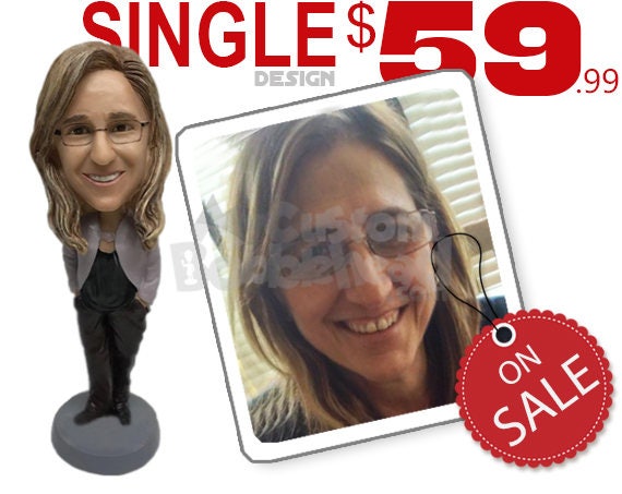 Custom Superhero Bobblehead Personalized Wedding Gifts Based On Customers Photos One Person,DHL Expedited Shipping Service