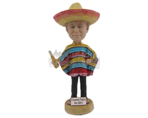 Straw Sombrero with Bobbles Straw Sombrero with Bobbles