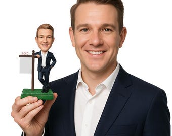 Custom Bobblehead Realtor, Real Estate Agent Custom Bobblehead, Real Estate Custom Bobblehead