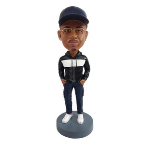 Custom Bobblehead Buff Dude, Sports Aficionado Custom Bobblehead, Male Trainer Custom Bobblehead