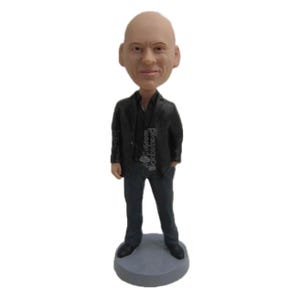 Custom Bobblehead Super Cool Dude, Casual Pal Custom Bobblehead