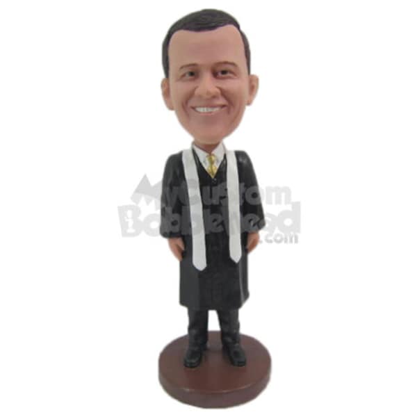 Custom Bobblehead Sacred Religious Priest, Custom Bobblehead Religious Officiant, Custom Bobblehead Priest Custom Bobblehead