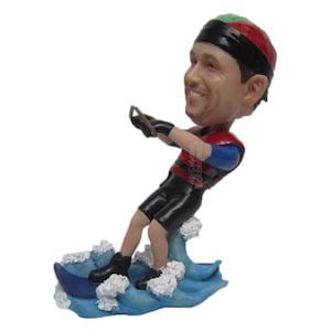 Custom Bobblehead Professional Water Skier, Water Skiing Custom Bobblehead, Sports Custom Bobblehead