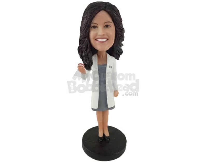 Custom Bobblehead Female Dentist, Orthodontist Custom Bobblehead, Periodontist Custom Bobblehead, Male Physician Custom Bobblehead image 1