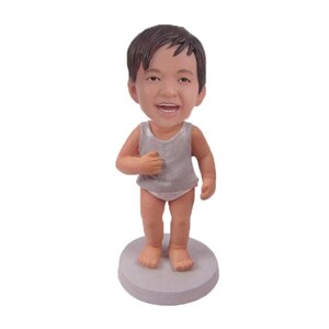 Custom Bobblehead Adorable Baby Taking First Steps, Gorgeous Baby Playing Custom Bobblehead, Kids Custom Bobblehead