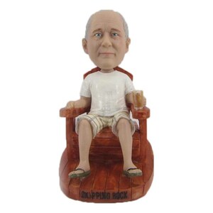 Custom Bobblehead Casual Pal on Sofa with Beer Custom Bobblehead, Cool Dude on Couch Custom Bobblehead