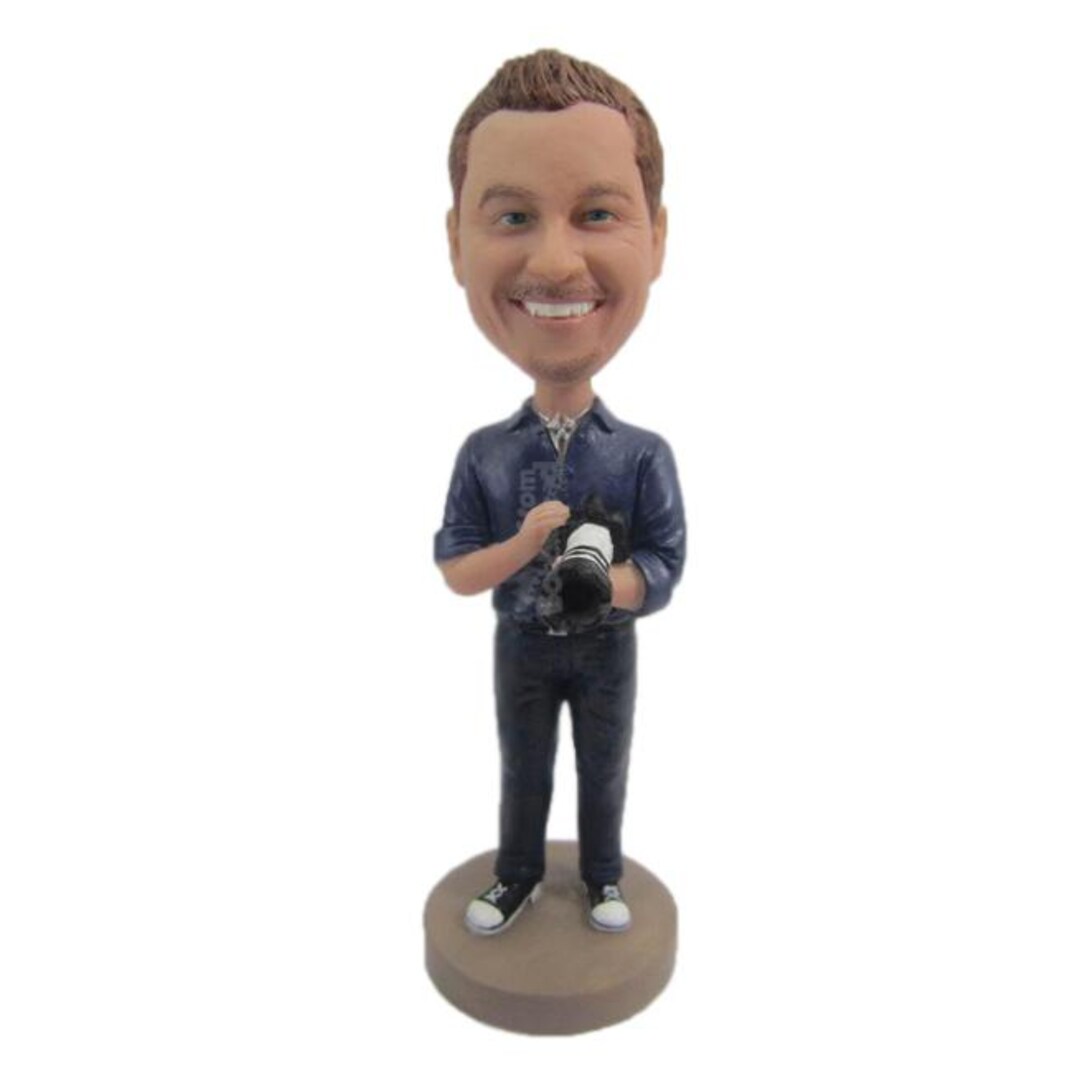 Custom Bobblehead Photographer, Photographer Custom Bobblehead, SLR ...
