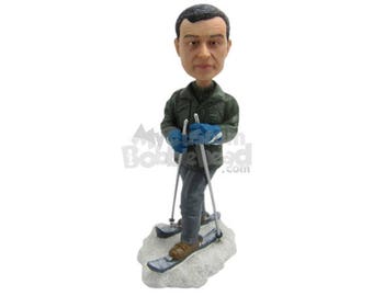 Custom Bobblehead Skier, Ski Lover Custom Bobblehead, Sports Custom Bobblehead