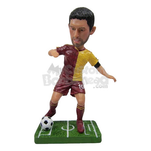 Custom Bobblehead Soccer Player World Cup Champion, Male Soccer Player Custom Bobblehead