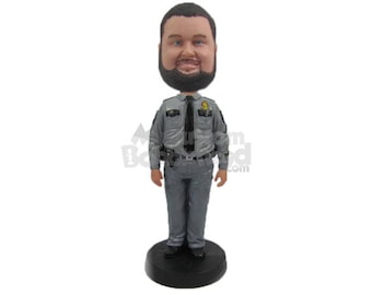 Custom Bobblehead Police Law Enforcement Officer, Policeman Custom Bobblehead, Cop Custom Bobblehead