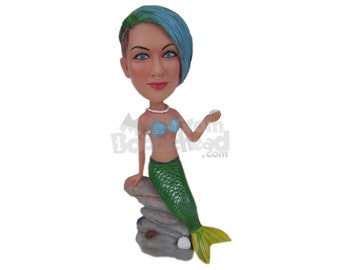 Custom Bobblehead Mermaid, Mermaid Custom Bobblehead, Sirena Custom Bobblehead
