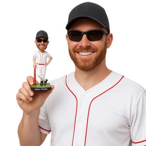 Custom Bobblehead Baseball Player, Baseball Custom bobblehead, Sports Custom Bobblehead