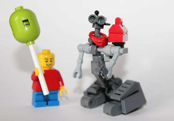 Custom Short Circuit Lego Johnny 5 He S Alive Etsy