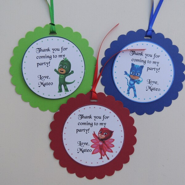 Pj Masks Thank You - Etsy