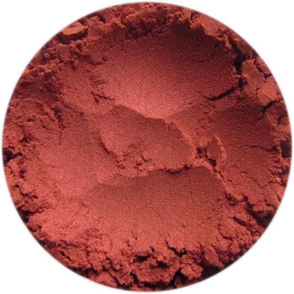 SALE Red Velvet - Mineral Eyeshadow 5g Jar - Red Orange Metallic Vegan Loose Powder Shadow