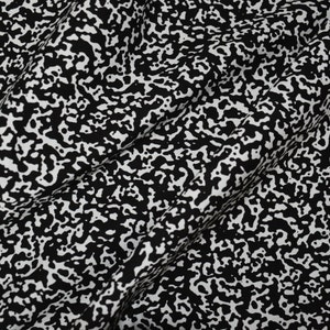 JN00223 Sale 100% Cotton Black White Broadcloth  Print   Middle  Weight   Fashion  58/60&quot; Fabric By The 1 Yard