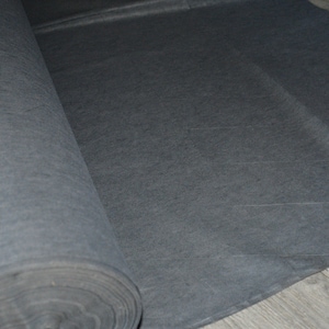 Pellon 5Yards Dark Charcoal  Fusing Filter Non Glue Non- Woven  Interfacing   Material  Sewing  45&quot; Width