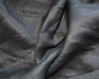 103 Sale Item Black 100% Linen Woven  Fashion Home Decor 55" Width 170g/Y Weight Fabric By The 1 Yard