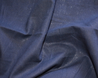 105 Sale Item Navy Blue 100%Linen Woven  Fashion Home Decor 60" Width 200g/Y Weight Fabric By The 1 Yard