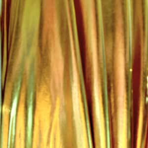 JN00527 Gold Metallic 90/10% Poly/Spandex 300gm High Fashion Dance Active & Evening Wearweight Soft Smooth 4 Way Stretch 58/60&quot; By 5Yards