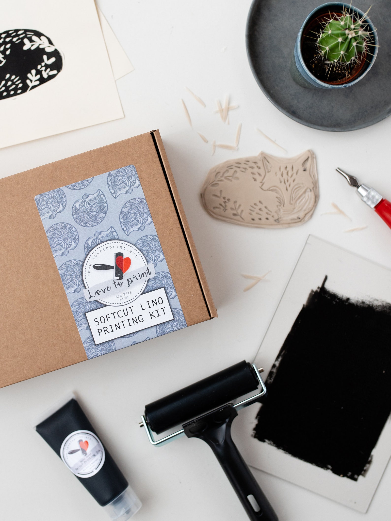 Lino Printing Kit Lino Cut Kit Printmaking Kit Art Kits Etsy UK