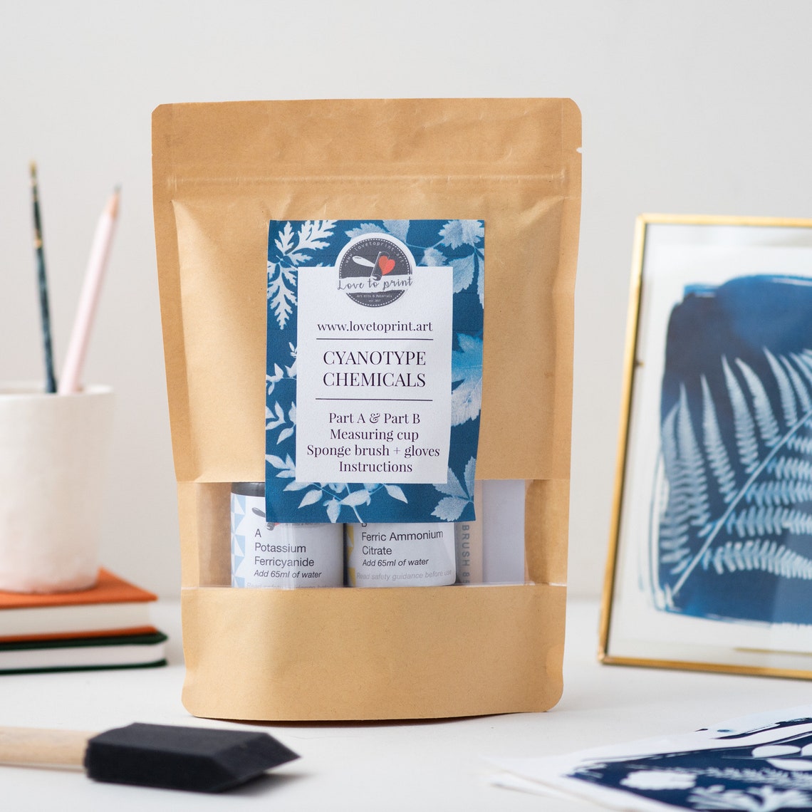 Wat is cyanotype en hoe doe je het thuis? - Creativos Oine
