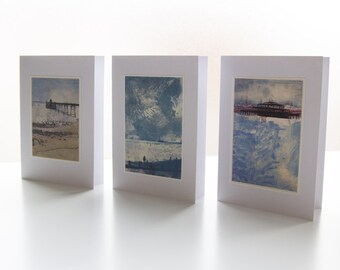 Coastal Greeting cards set of 3